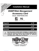 Tripp Lite SNMPWEBCARD Installation guide