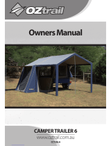 OZtrail CAMPER TRAILER 6 Owner's manual