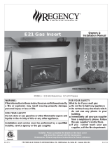 Regency Fireplace Products I31-NG3 Installation guide