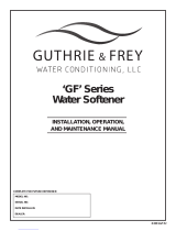 GUTHRIE & FREY GF40 Installation, Operation and Maintenance Manual