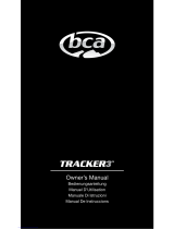 bca TRACKER3 Owner's manual