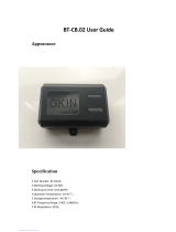OKIN Refined Electric Technology PCU-BTCB02 User manual