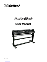USCutter ZENCUT Black User manual