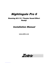 Zoltrix Nightingale Pro 6 Installation guide