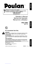 Weed Eater PL 500 User manual