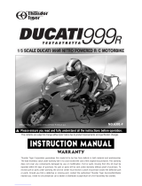 THUNDER TIGER DUCATI 999R User manual