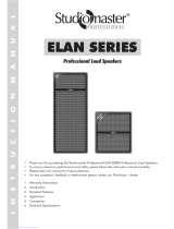 Studiomaster Professional Elan series User manual