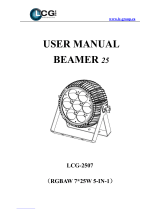 LCG BEAMER 25 User manual