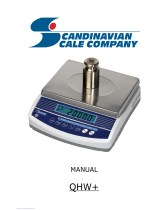 Scandinavian Scale Company QHW+ 3 User manual