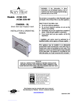 Kozyheat Chaska XL Owner's manual