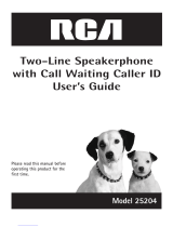 RCA 25204RE1 User manual