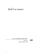 OcÃ© CS193 User manual