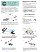 SIZZIX Big Shot Instructions For Use Manual