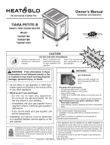 Heat & Glo TIARA PETITE B TIARAP-CES Owner's manual