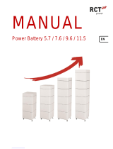 RCT power Power Battery 7.6 User manual