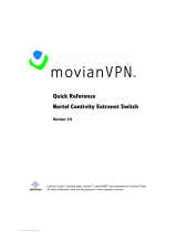Nortel movianVPN User manual
