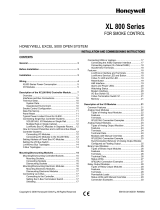 Honeywell XL 800 SERIES User manual