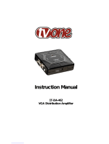 TV One 1T-DA-462 User manual