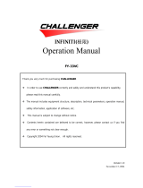 Challenger infiniti Operating instructions