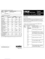 Kaba E-PLEX 2000 Quick Reference Manual
