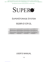 Supero 5028R-E1CR12L User manual