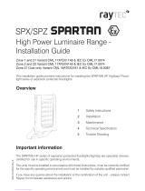 RAYTEC SPARTAN SPX-HP25K Installation guide
