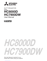 Mitsubishi Electric HC7900DW User manual