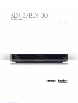 Harman Kardon BDT 3 Owner's manual