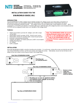 Network Technologies Incorporated ENVIROMUX-S5VDC Installation guide