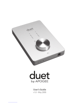 Apogee Apogee Duet User manual