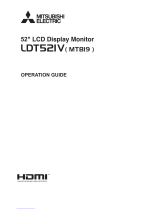 Mitsubishi Electric LDT521V Operating instructions