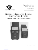Virginia Controls BORIS 750VA Operating instructions