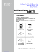 T&D MCR-4V User manual