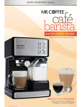 Mr. Coffee Cafe Barista User manual