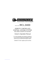 Mongoose MCL3400 Owner's Operation Manual