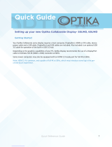 Optika Collaborate 55UHD Quick Manual