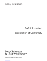 Sony Ericsson W150i Walkman Declaration of conformity