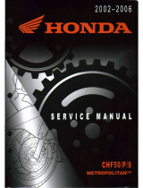 Honda Metropolitan CHF50S User manual