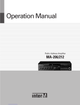 Inter-m MA-206 Operating instructions