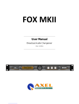 Axel A110130000 User manual