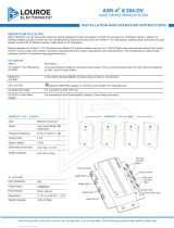 Louroe Electronics ASK-4 304-DV Installation and Operating Instructions