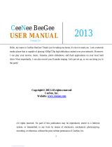 CeeNee BeeGee 2013 User manual