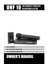 Nady Systems UHF 10 User manual