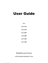 Ramblewood Green GC2-43P User manual