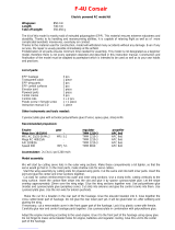 LM model F-4U Corsair User manual