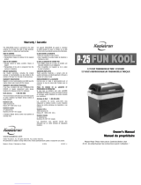 Koolatron P-25 User manual