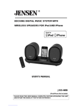Jensen JiSS-600i User manual