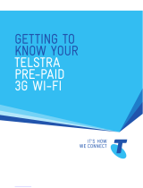 Telstra PRE-PAID 3G WI-FI Getting To Know Manual