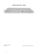 Profline SFM User manual