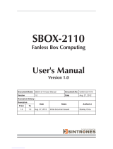 Sintrones SBOX-2110 User manual